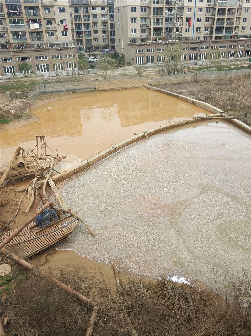 大路镇沉淀池淤泥清理-厂区废水池淤泥清淤